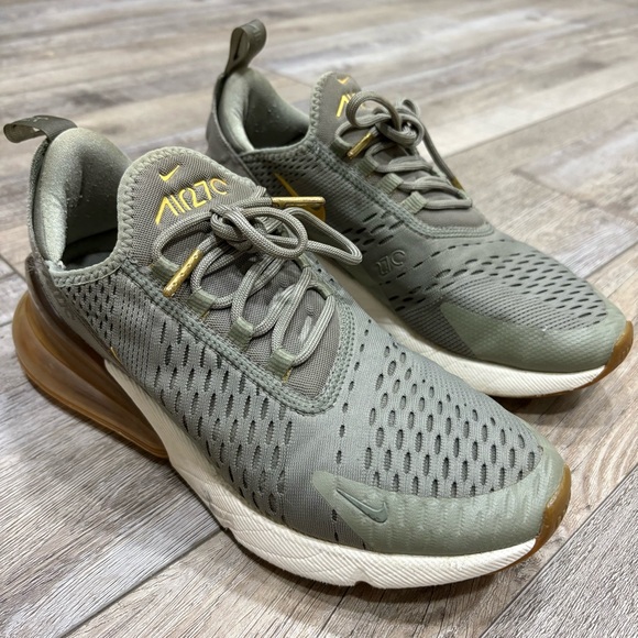 Nike Shoes - Nike Air Max 270 Dark Stucco Metallic Gold